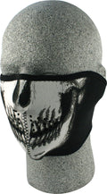 Half Face Mask Glow In The Dark Skull