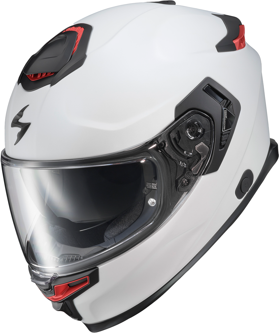Exo Eclipse Full Face Helmet Matte Pearl White Xs
