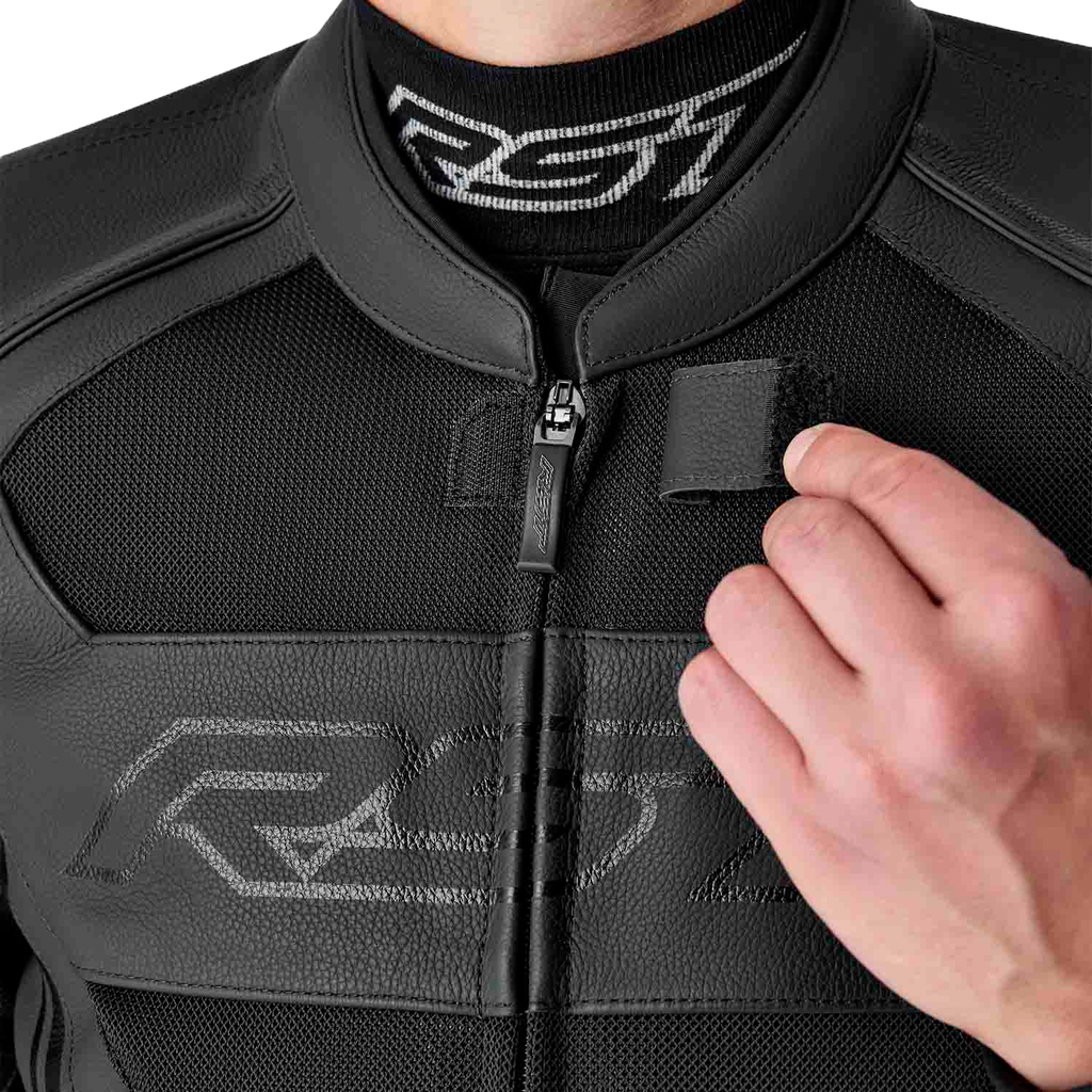 S1 D3o Mesh Leather Jacket Black 5x