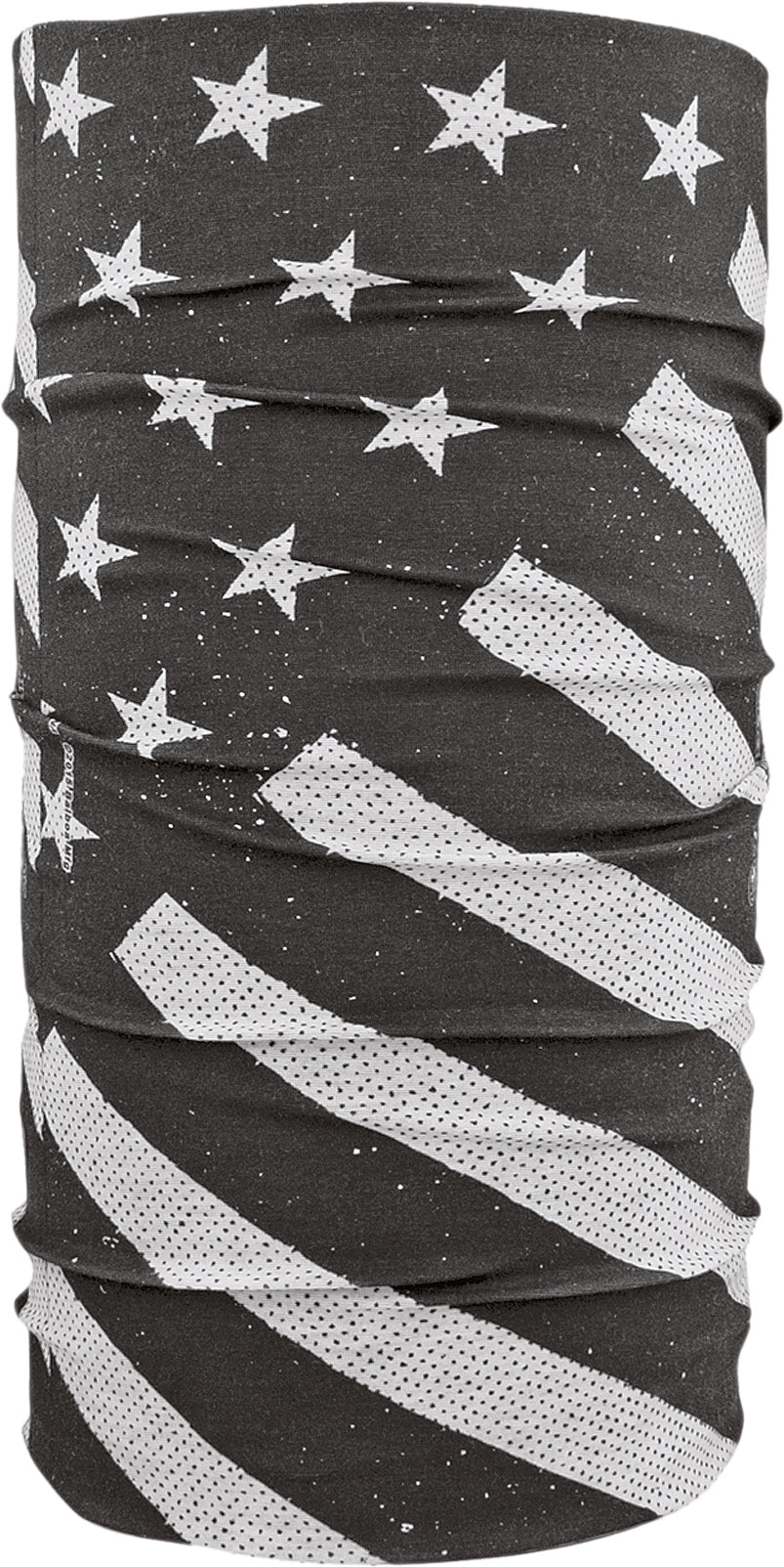 Motley Tube Polyester Black/White Flag