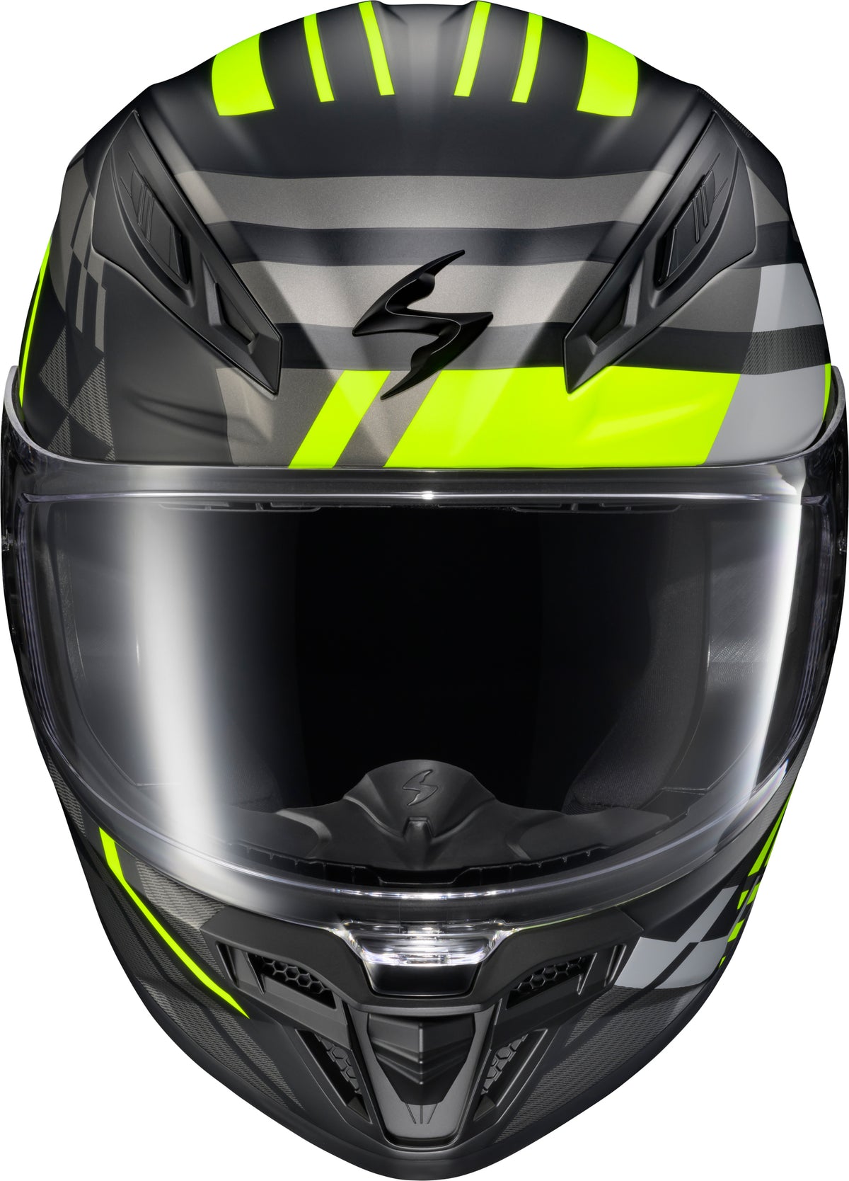 Exo R430 Full Face Helmet Paradox Hi Viz Xl