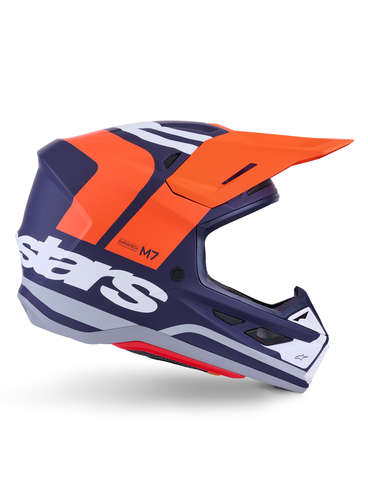 Sm7 Core Helmet Orng/Blue Matt Xl