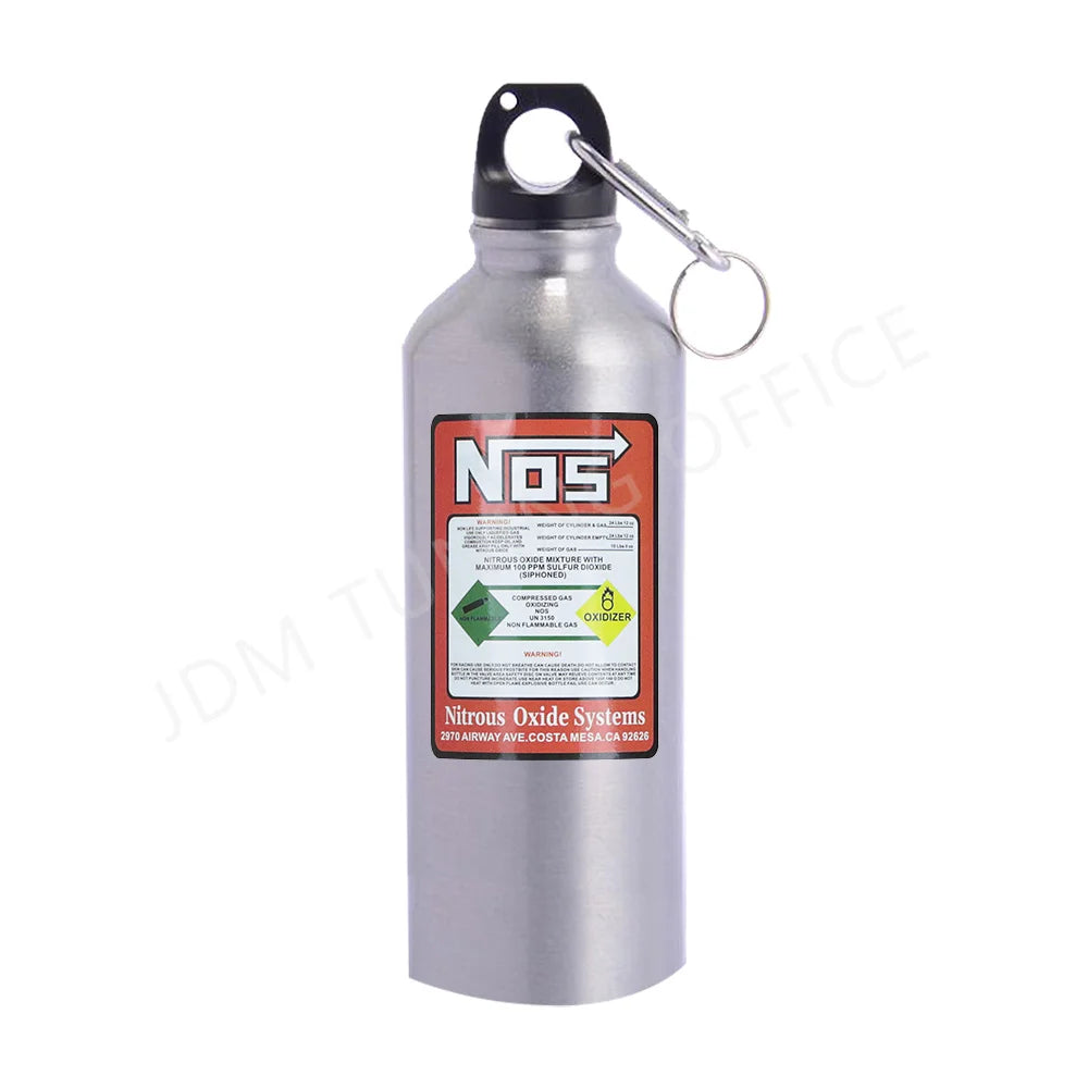 Single Lay Aluminum 500Ml NOS Bottle Styling Car Insulation Cup Kettle Travel Sports Style Bottle Water Cup