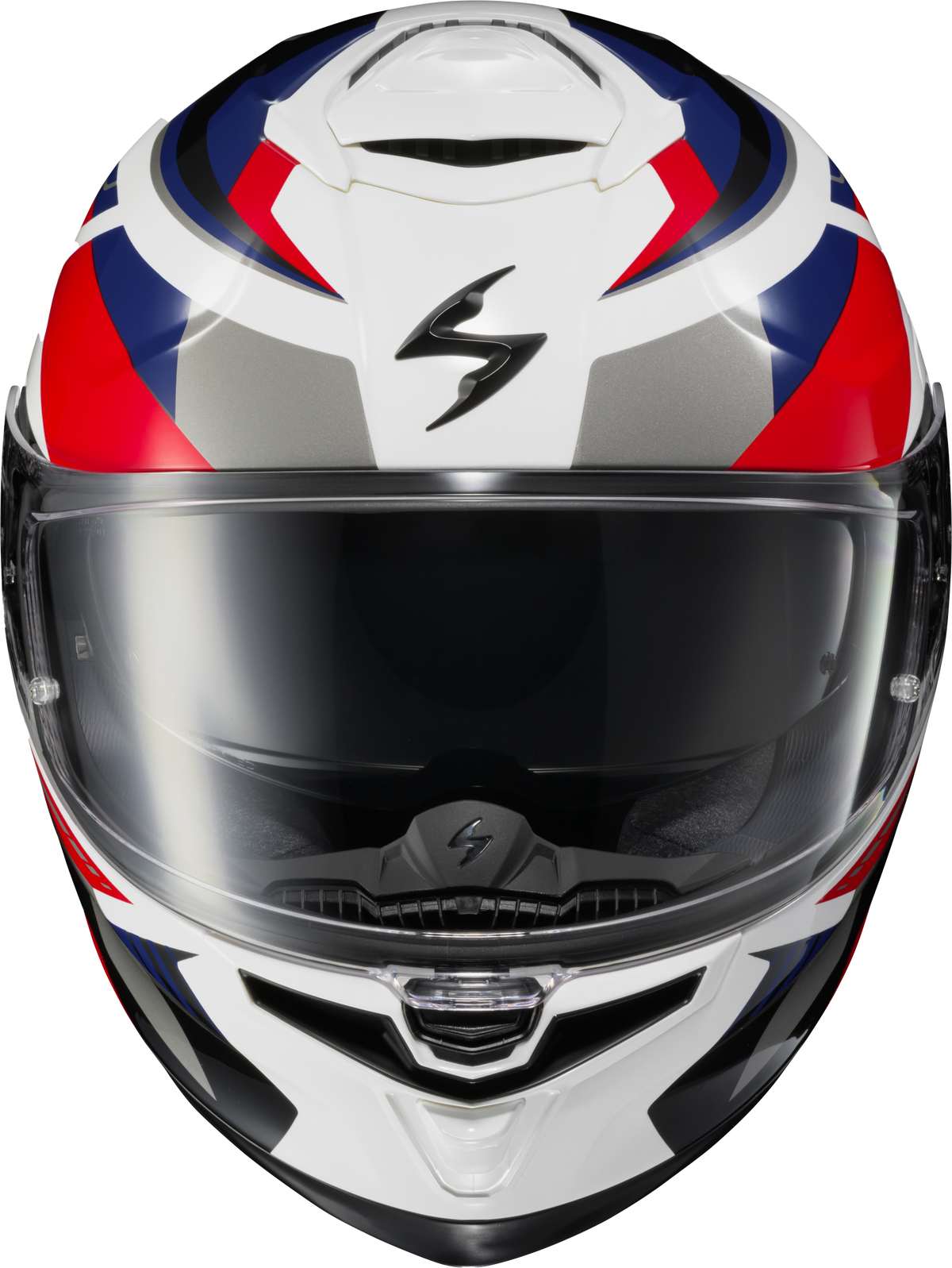 Exo Eclipse Full Face Helmet Lunar White/Red/Blue Xl
