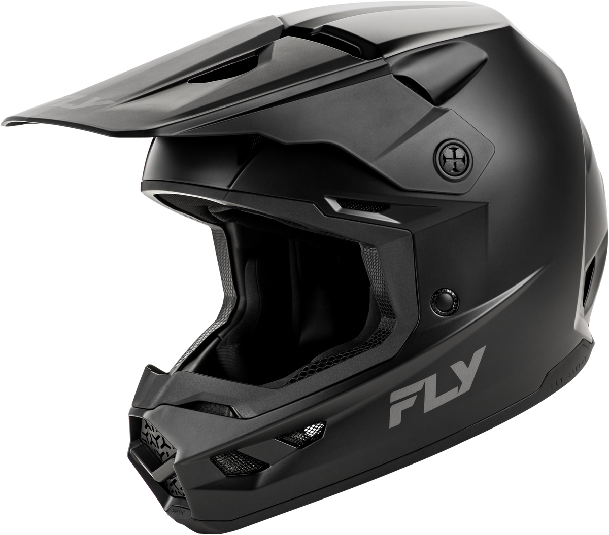 Fly Racing Kinetic Solid Helmet Matte Black