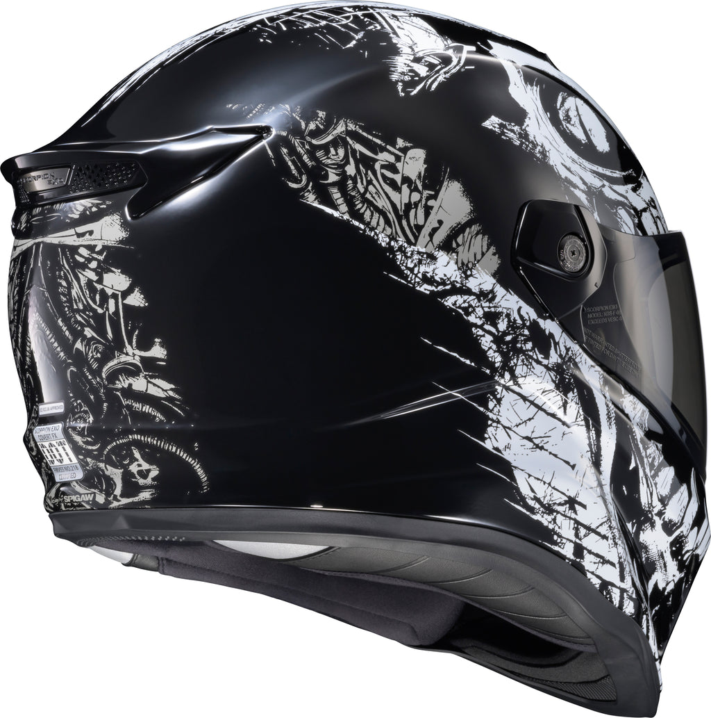 Covert Fx Full Face Helmet Caiman Gloss Black Xl