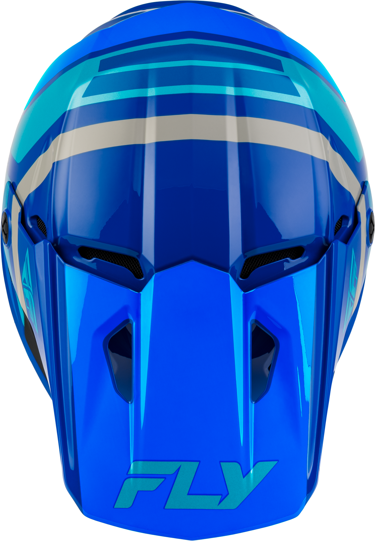 Youth Kinetic Scrap Helmet Blue/Light Blue/Grey Ys