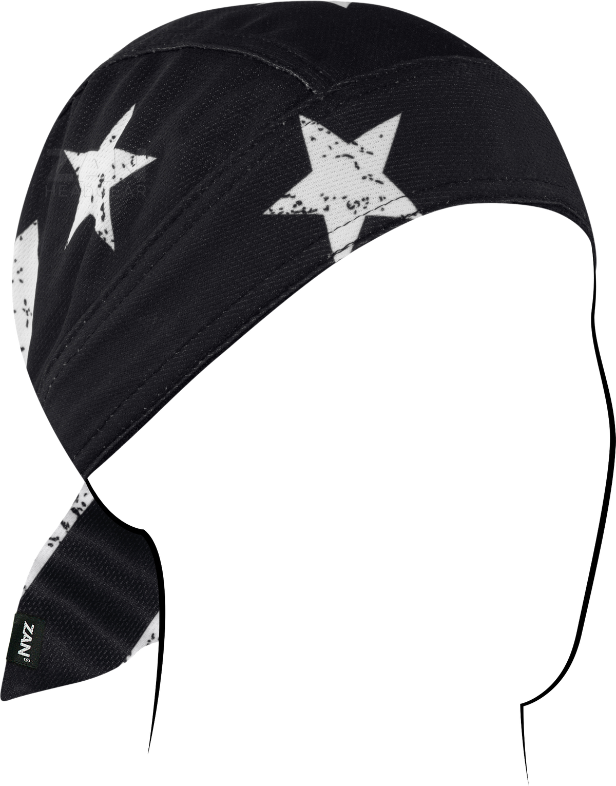 Flydanna Poly Micromesh Black/White Flag
