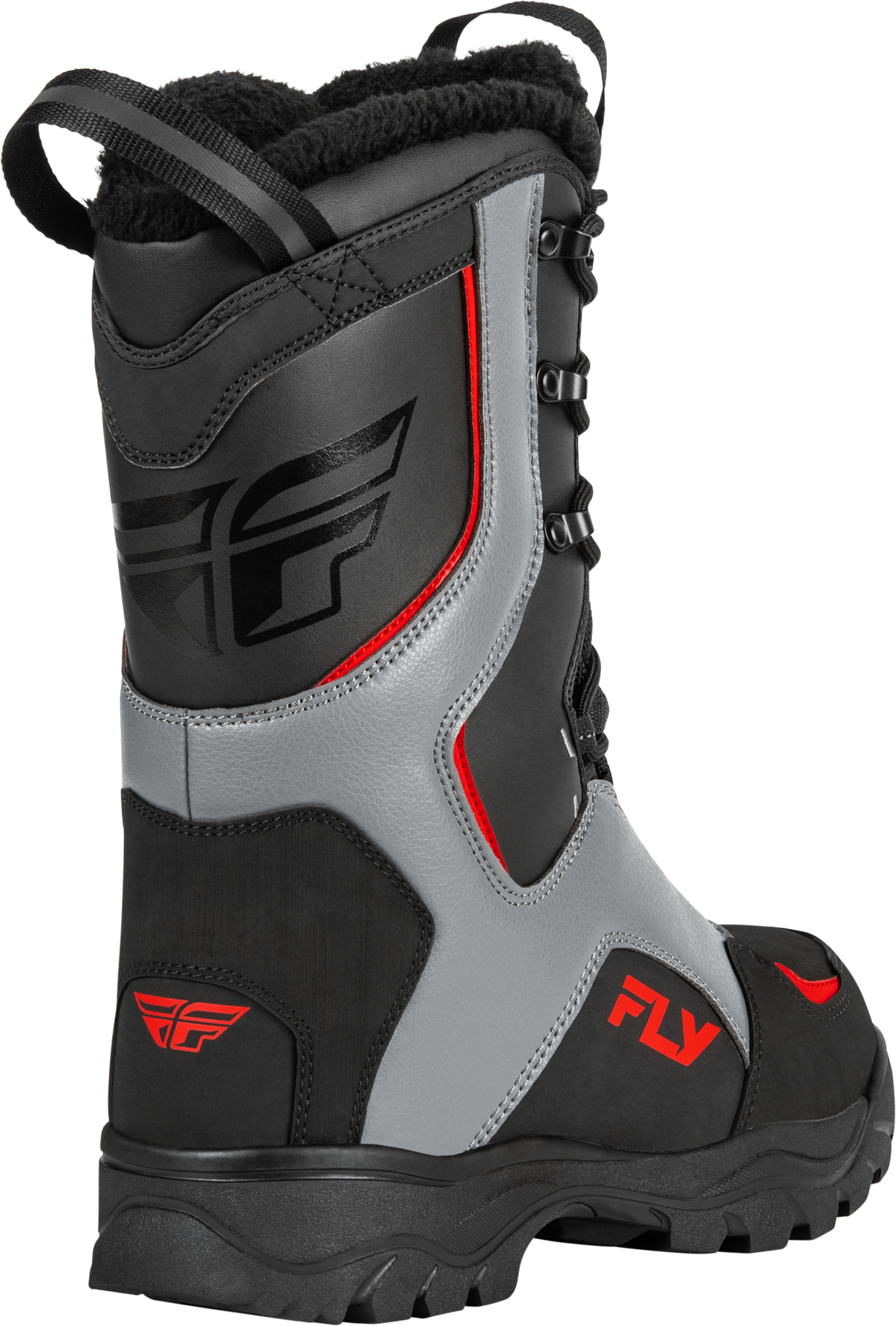 Marker Laced Boot Black/Red 7