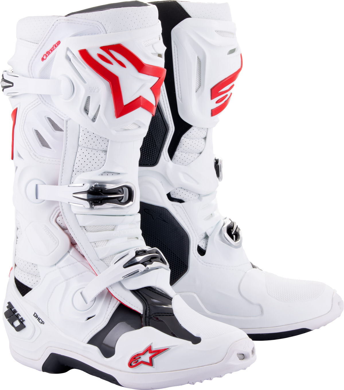 Tech 10 Supervented Boots White/Bright Red Sz 8