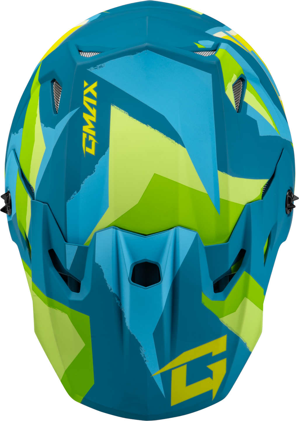 Mx 96 Splinter Helmet Matte Blue/Green Lg