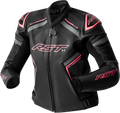 Womens S1 D3o Leather Jacket Blk/Flo Pink Xs