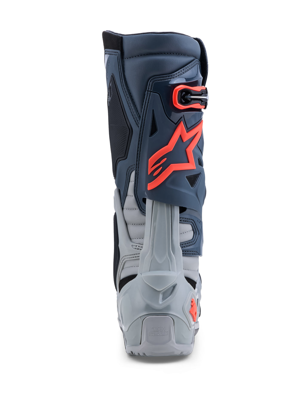 Tech 10 Enduro Boots Mid Gry/Drk Gry/Red Fluo 8