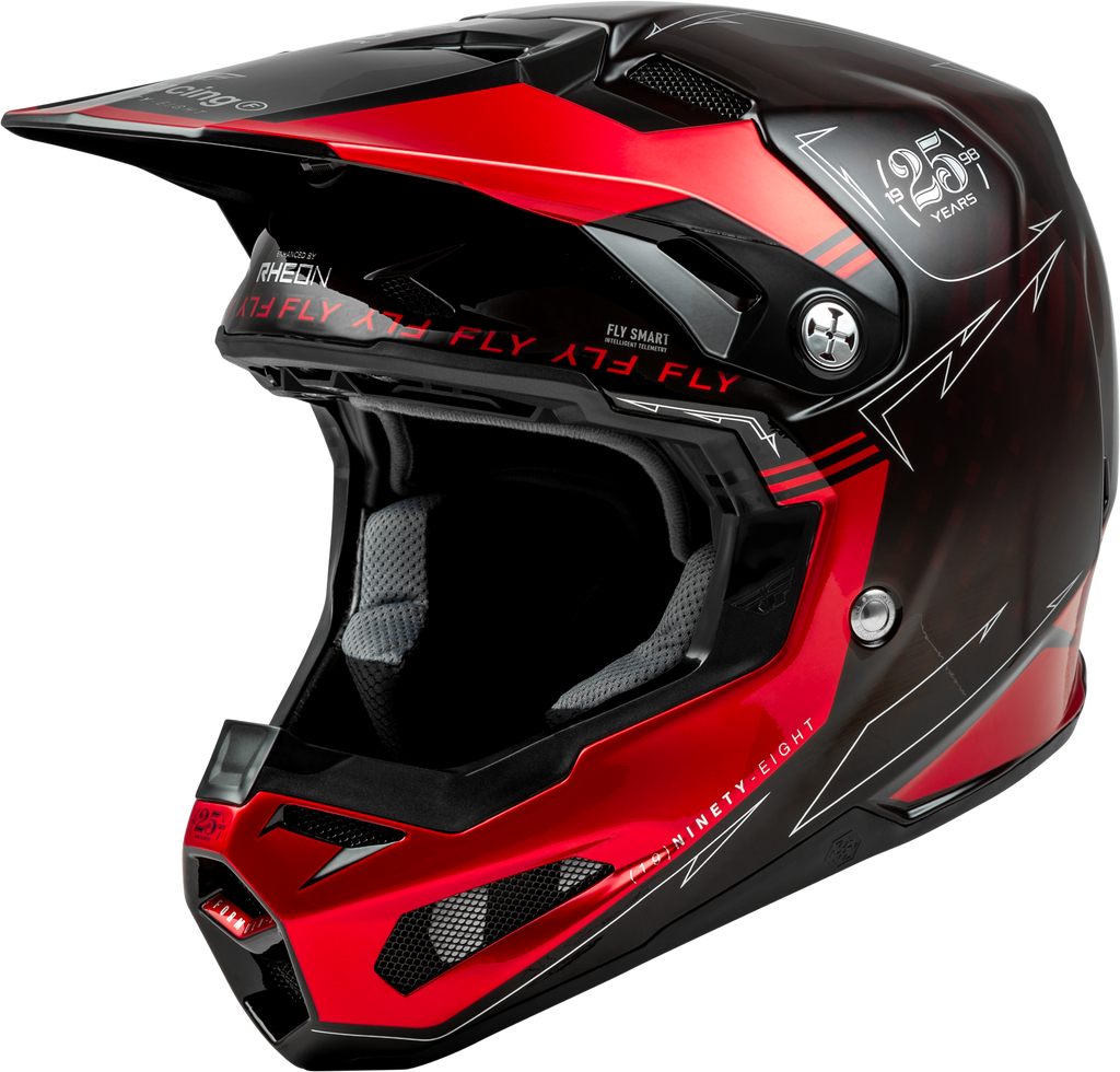 Formula S Carbon Legacy Helmet Red Carbon/Black Lg