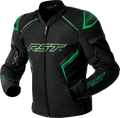 S1 D3o Textile Jacket Black/Grey/Flo Grn Xl