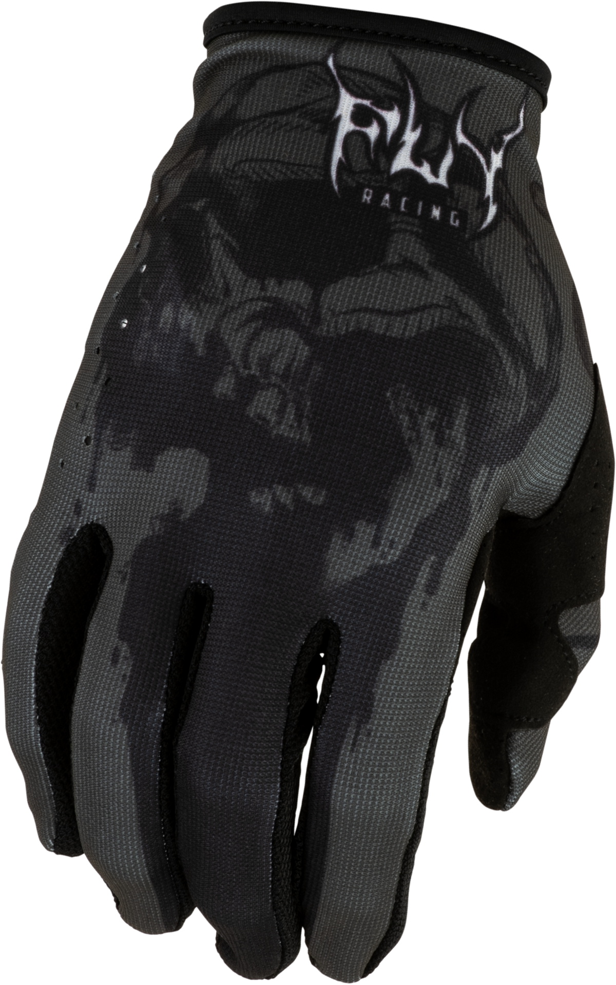 Fly Racing Lite Dark Series Gloves Grey/Black