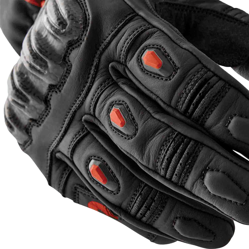 S1 Glove Blk/Red Leather 2xl