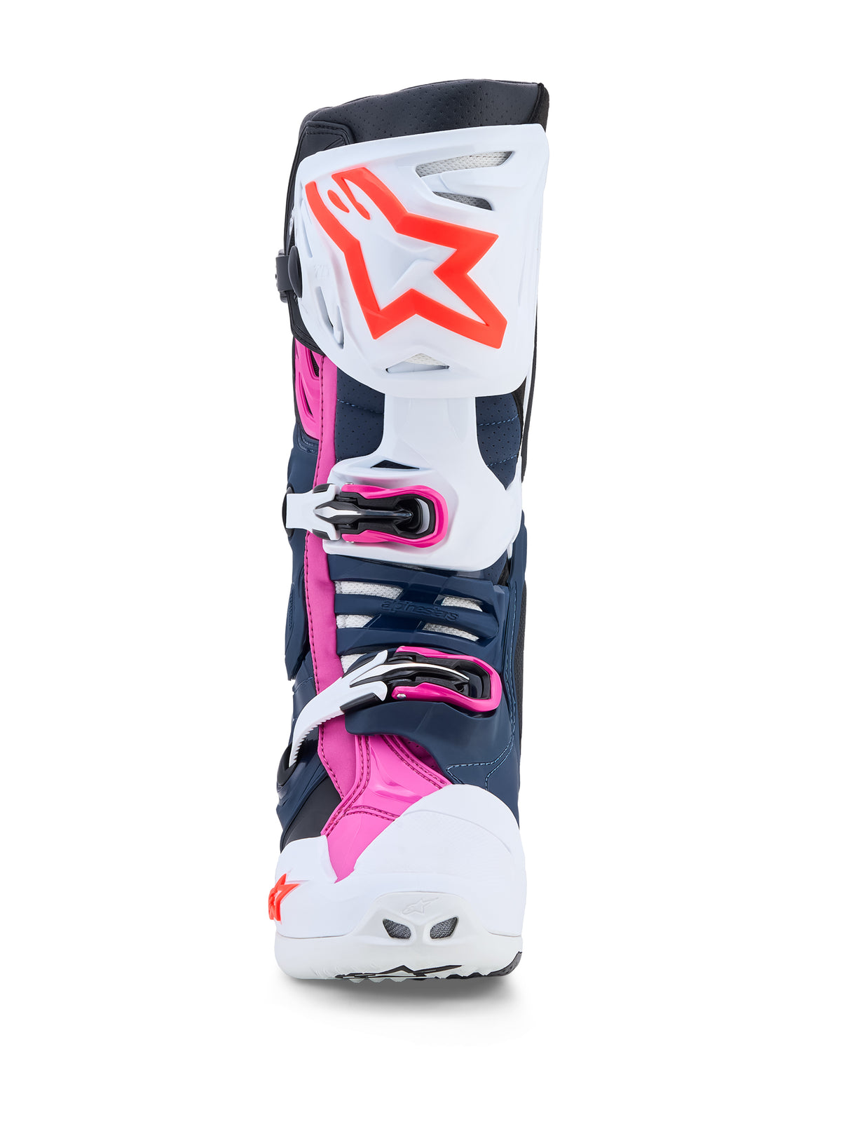 Tech 10 Supervented Boots Drk Blue/Wht/Blk Fuxia 11