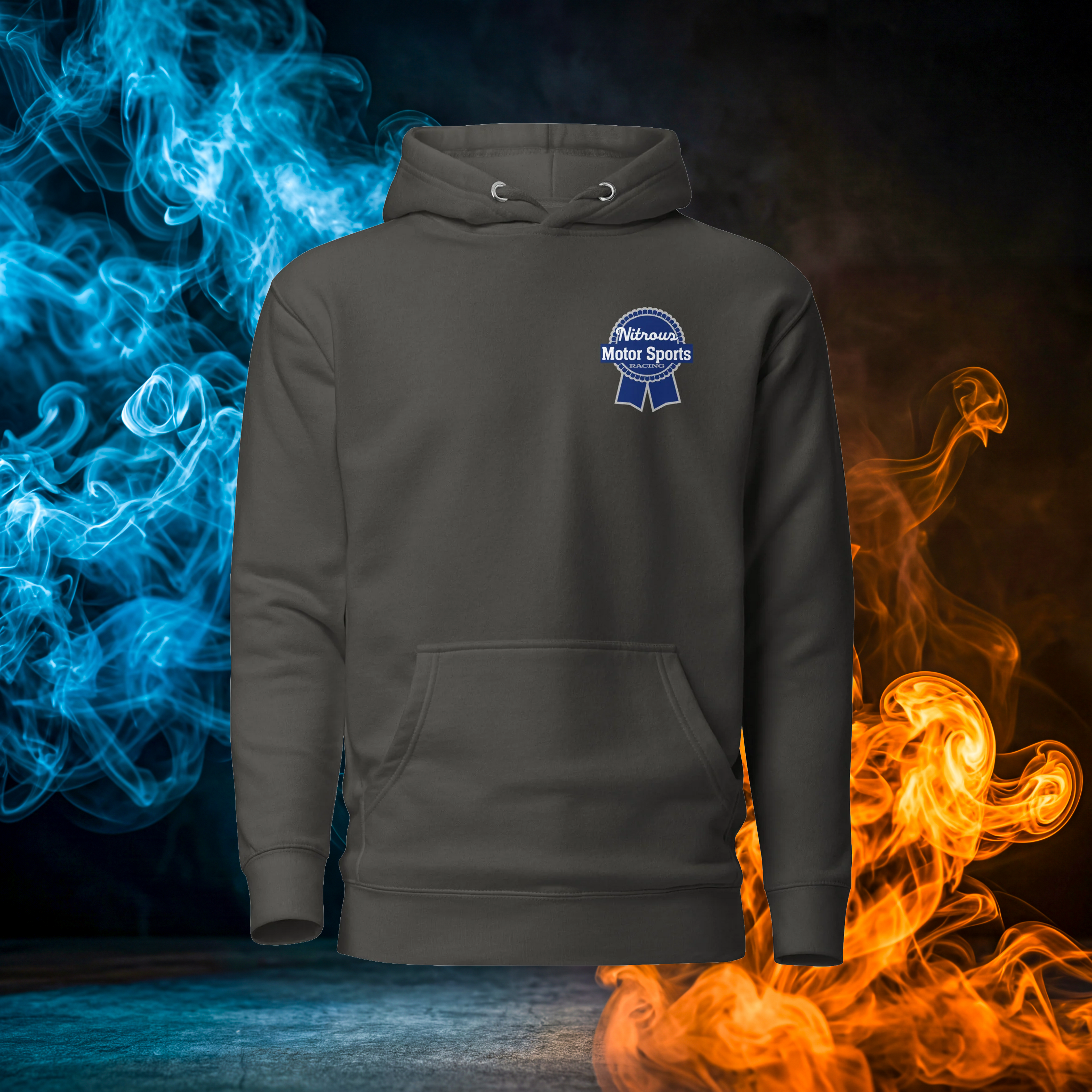 Nitrous Blue Ribbon Parody Hoodie