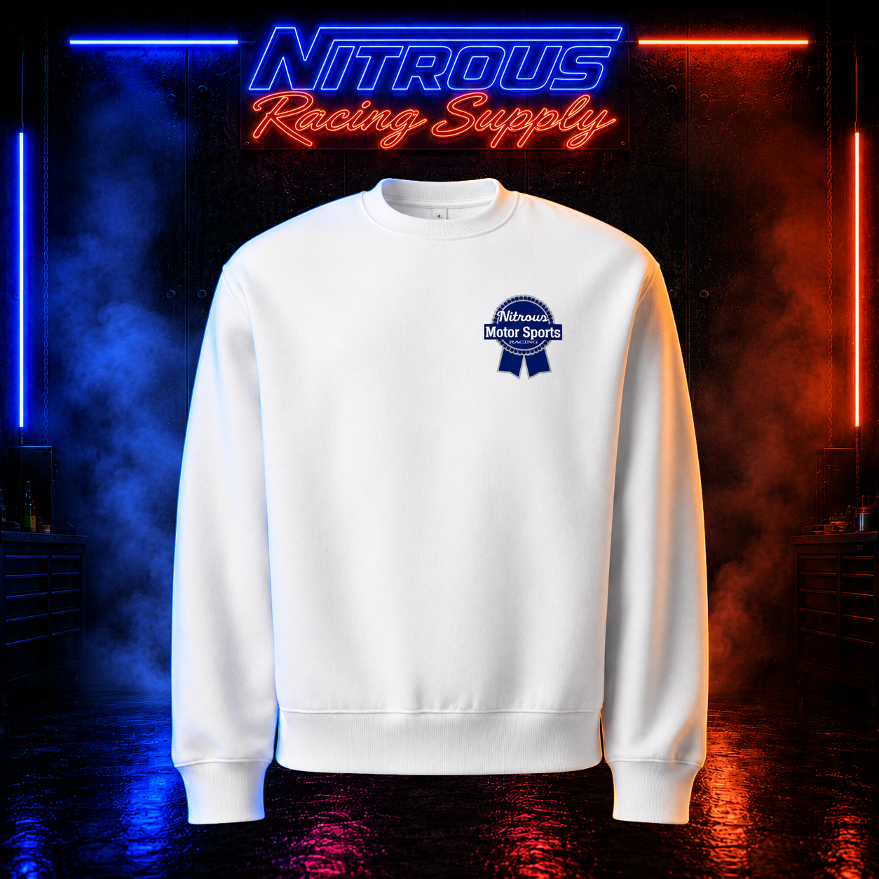 Nitrous Blue Ribbon Parody Sweatshirt