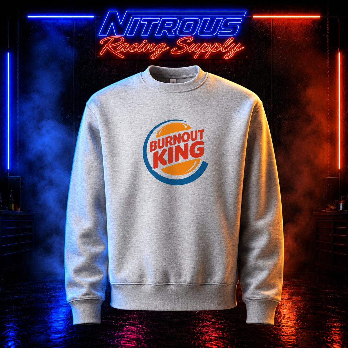 Burnout King Parody Sweatshirt