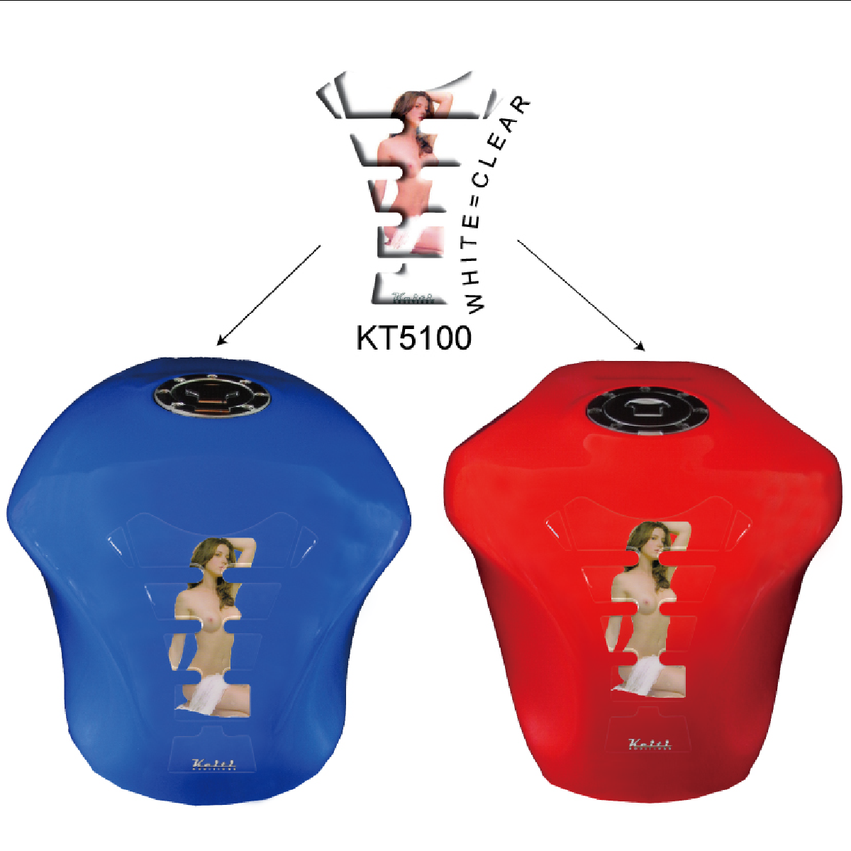 Keiti Additions KT5100 Beauty Clear Tank Pad