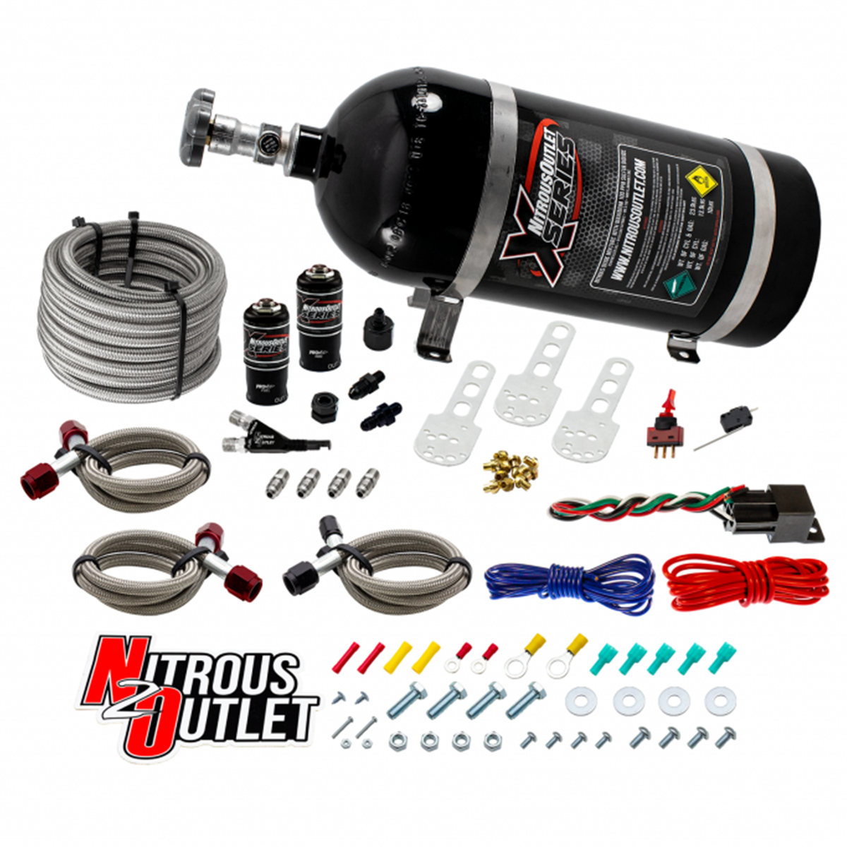 X-Series Ford 1999-2004 5.4L Lightning EFI Single Nozzle System - Gas/E85 (5-55psi)(35-200HP)