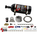 Nitrous Outlet Dry 8 Cylinder Direct Port System - .112 Nitrous Solenoids/Nylon Hose/Showerhead Distribution Blocks/Plate Fittings (100-400HP)(No Bottle)