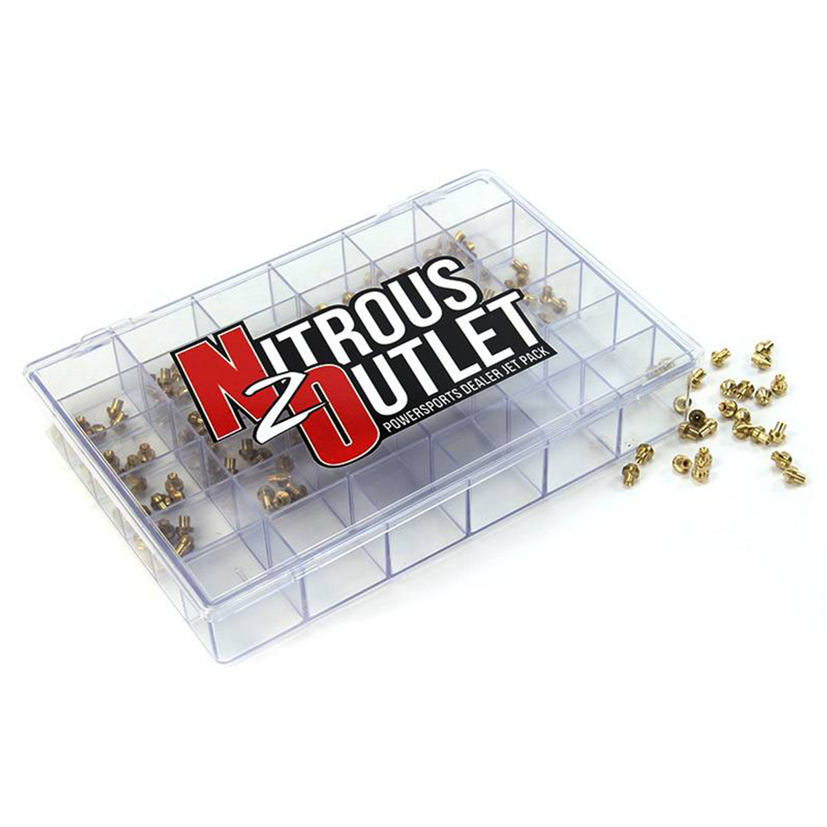 Nitrous Outlet Powersports Dealer Resale Jet Pack (Includes 20 Sizes, 6 of Each, 120 Jets Total)