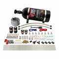 Nitrous Outlet 8 Cylinder Direct Port System - Two .122 Nitrous Solenoids/Two .177 Fuel Solenoids/Compact Distribution Blocks/Compression Fittings/Annular Discharge Nozzles (Alcohol)(5-7-10 psi)(100-400HP)(No Bottle)