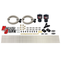 Nitrous Outlet Dry 8 Cylinder Solenoid Forward Direct Port Conversion Kit - Two .178 Trashcan Nitrous Solenoid/ Compact Distribution Blocks/Compression Fittings/Jet Fittings (Includes 200HP Jetting)