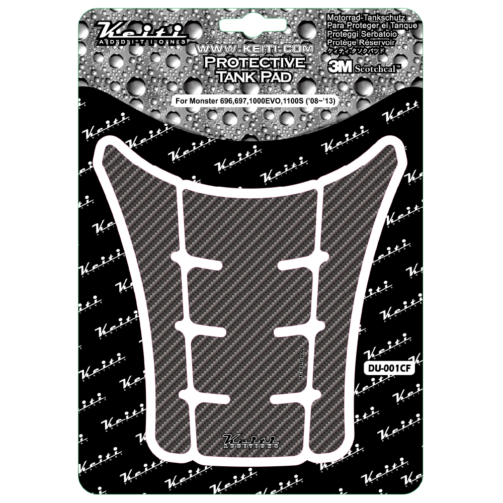 Keiti Additions DU-001CF Carbon-look Tank Pad