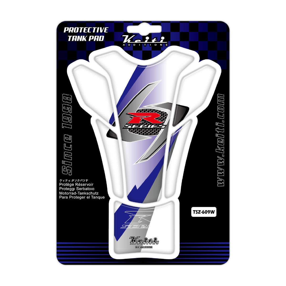 Keiti Additions TSZ-609W Suzuki Tank Pad