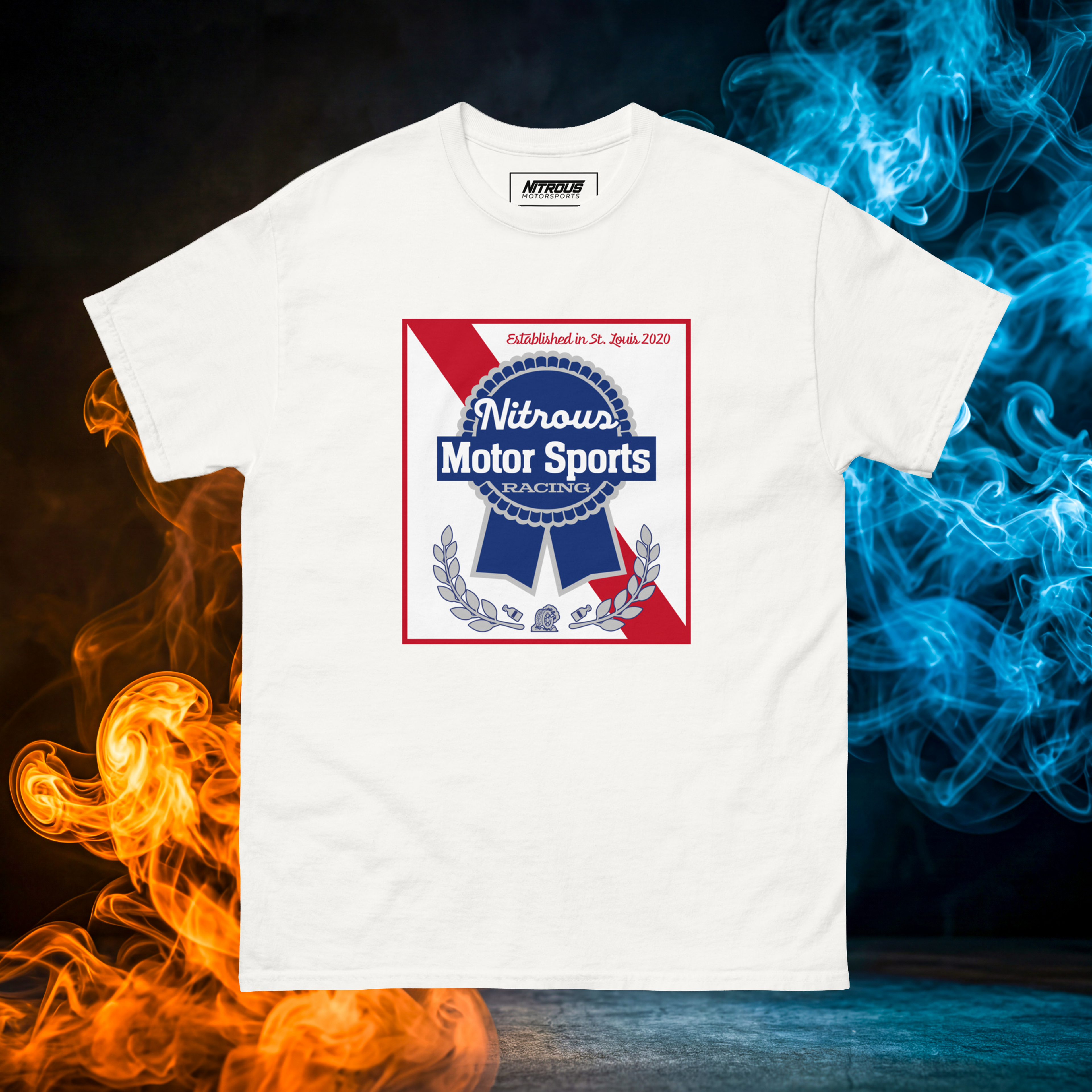 Nitrous Blue Ribbon Parody T-Shirt