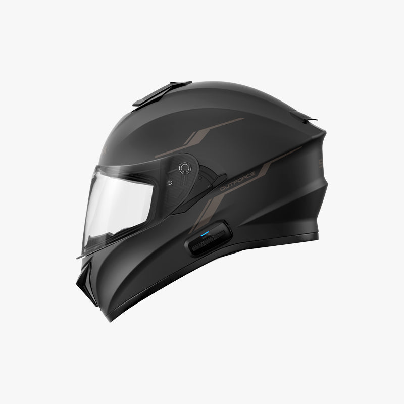 Sena Outforce Full Face Helmet Matte Black