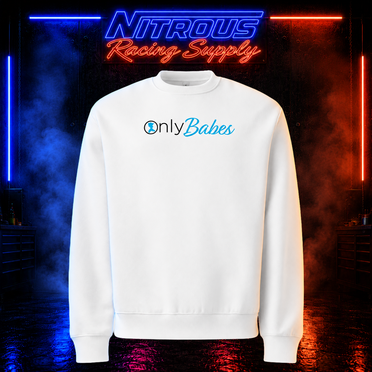 Only Babes Parody Sweatshirt