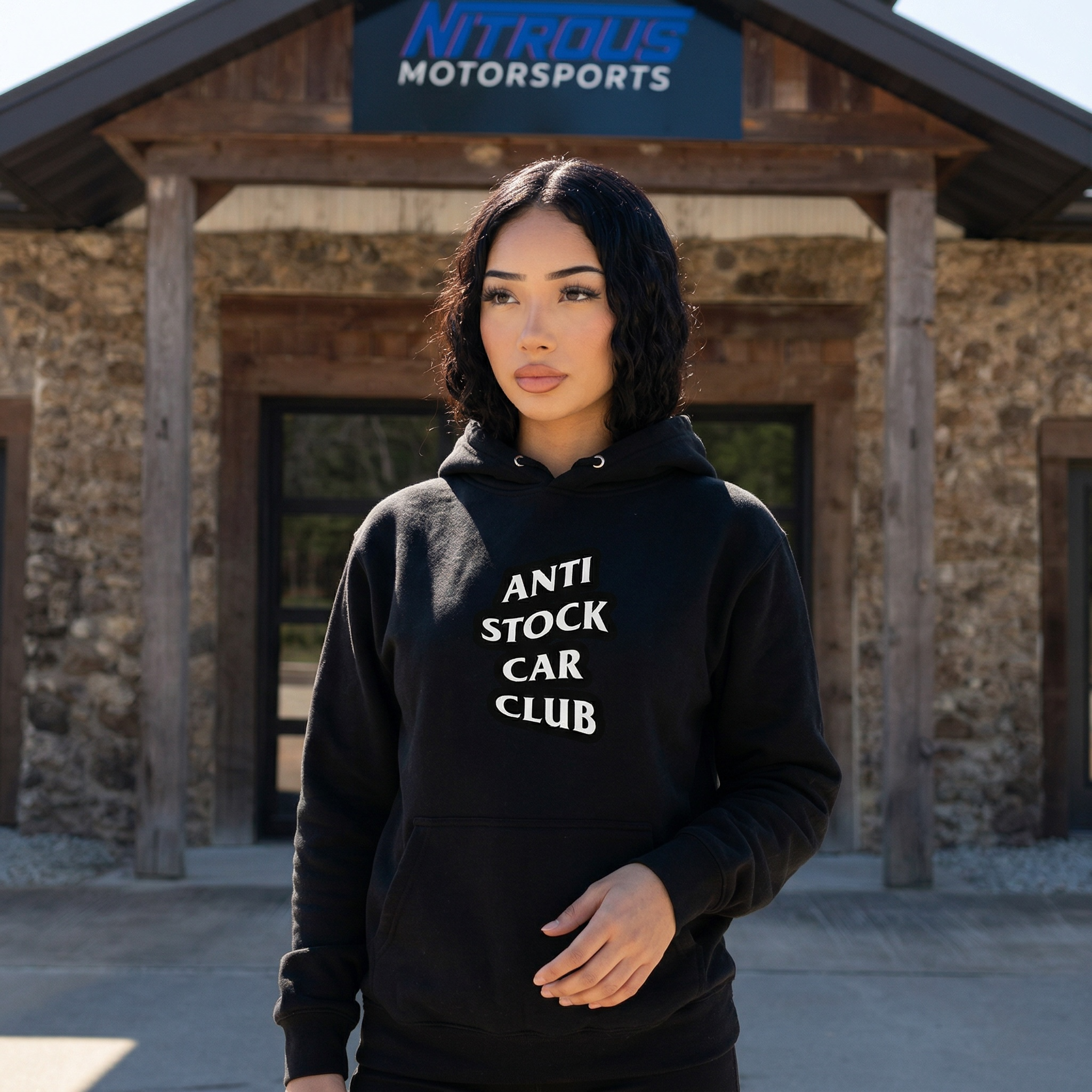 Anti Stock Car Club Parody Hoodie