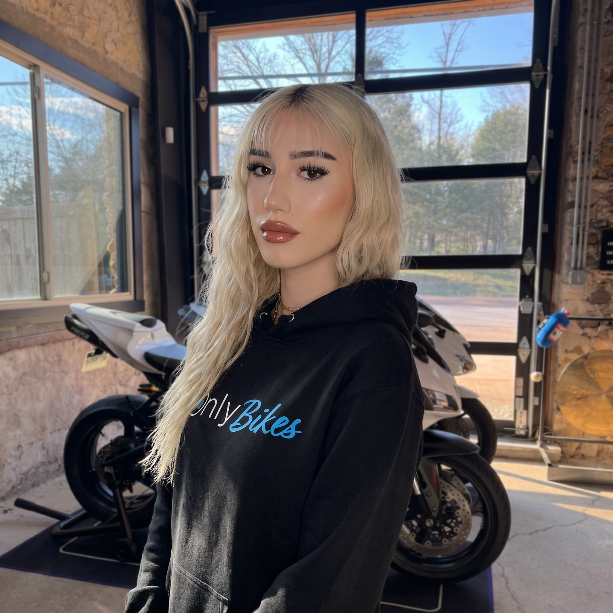 Only Bikes Parody Hoodie
