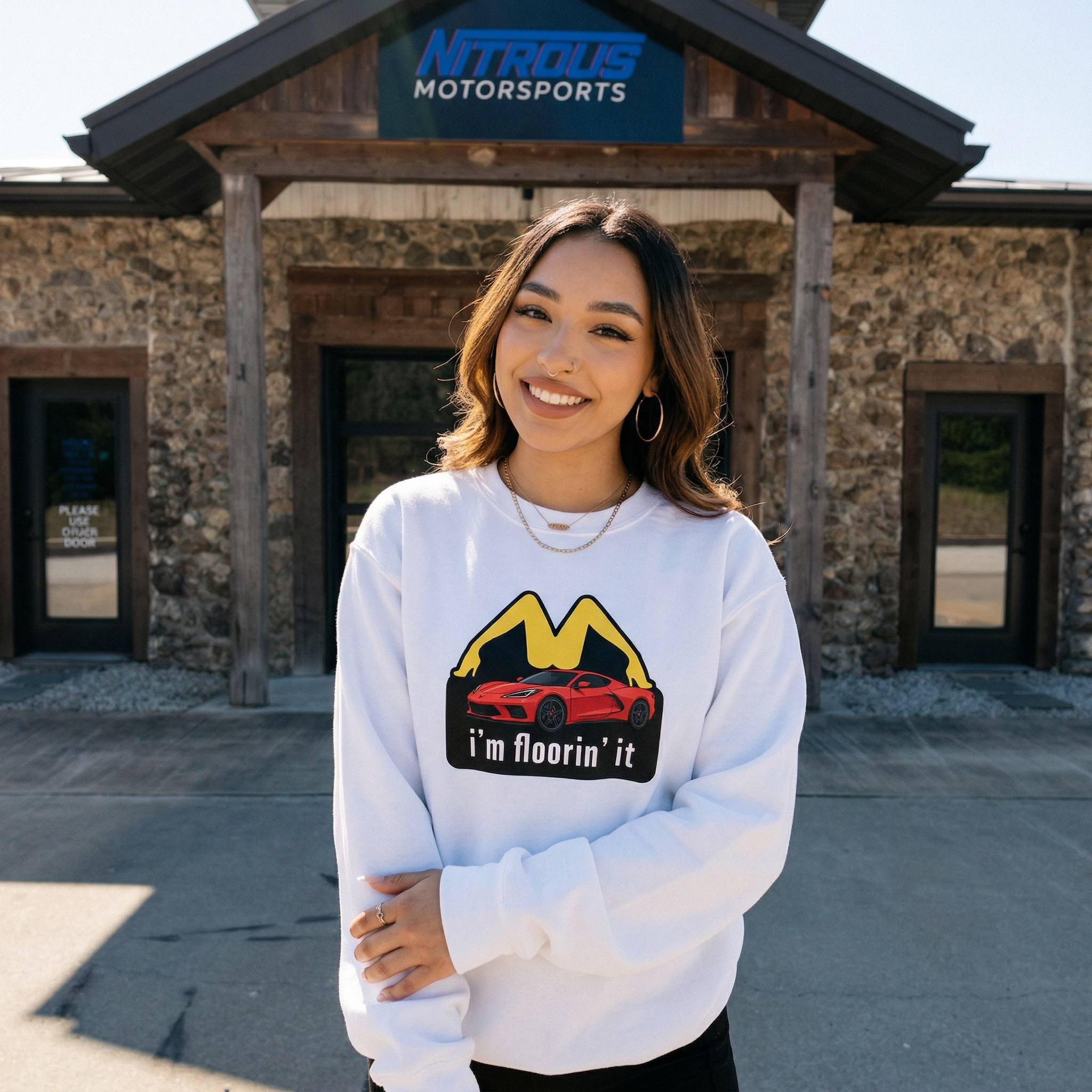 I'm Floorin It Parody Sweatshirt