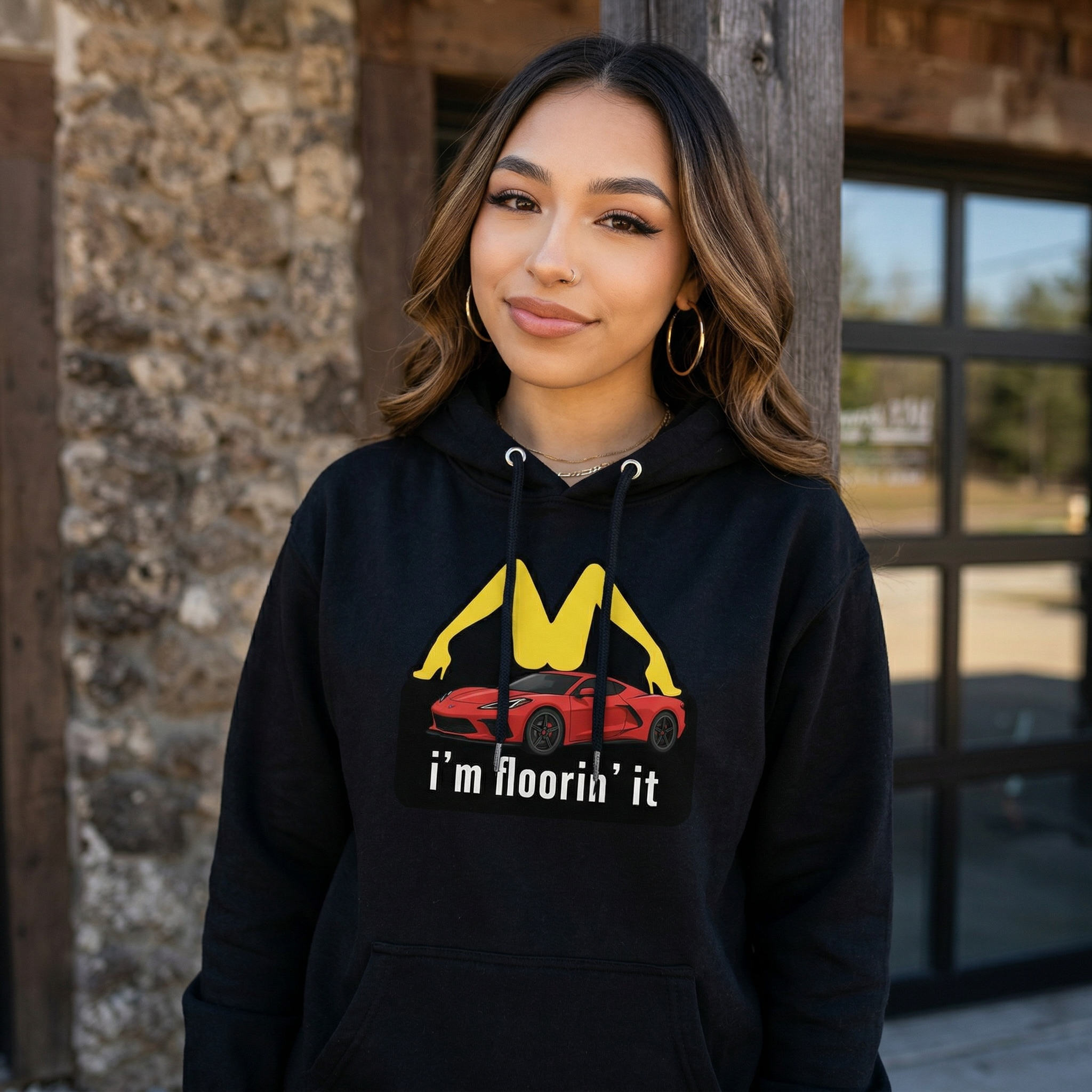 I'm Floorin It Parody Hoodie