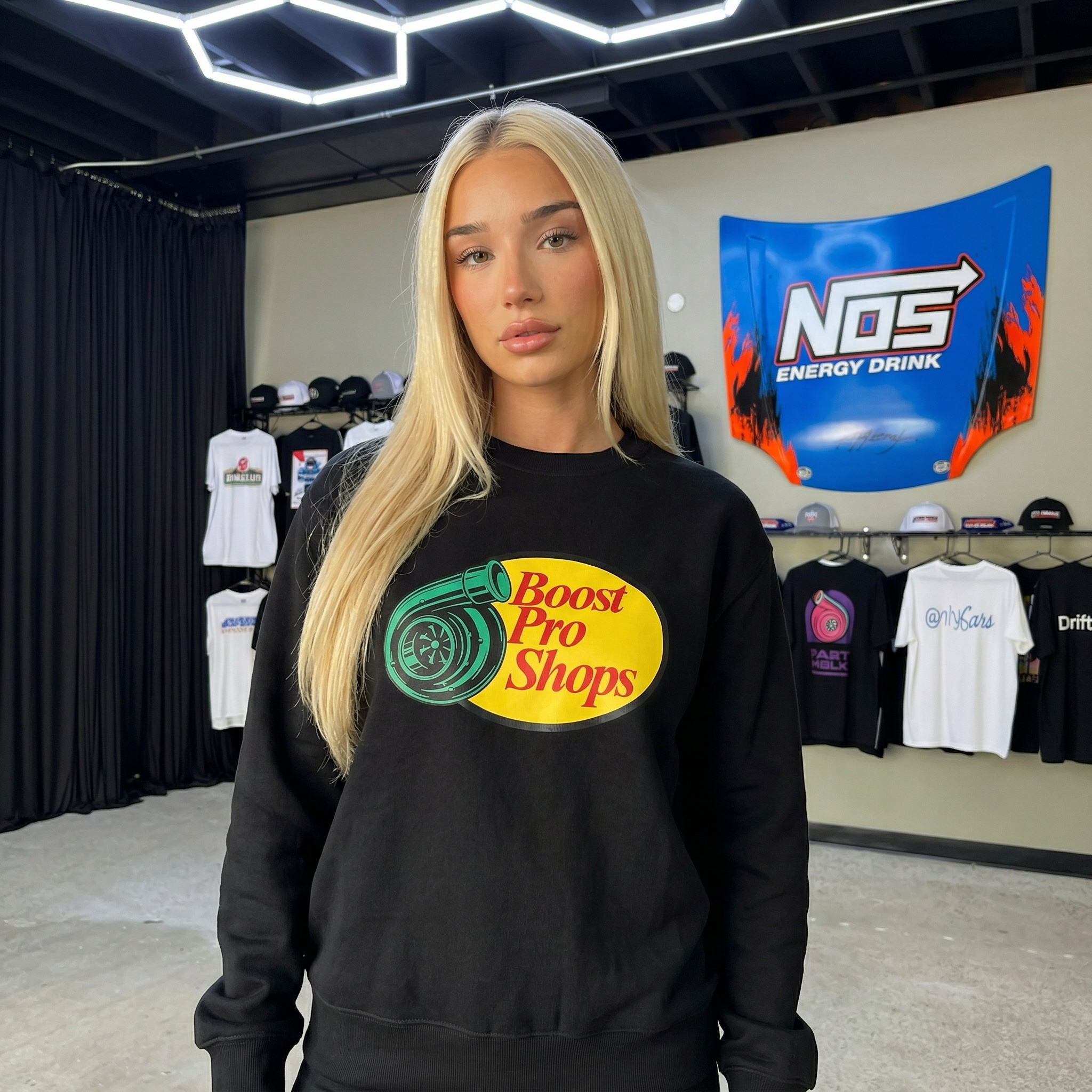 Boost Pro Shops Parody Sweatshirt