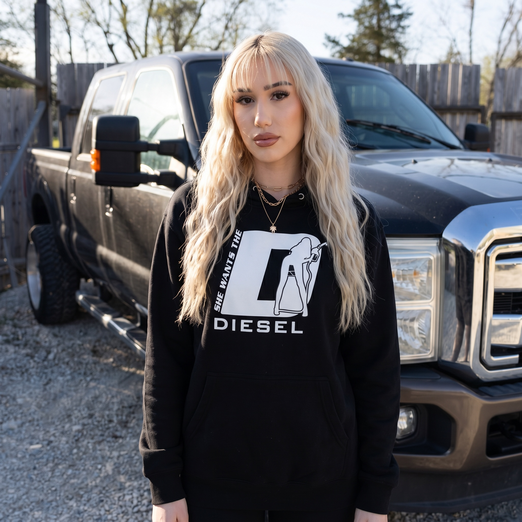 She Wants The Diesel Hoodie