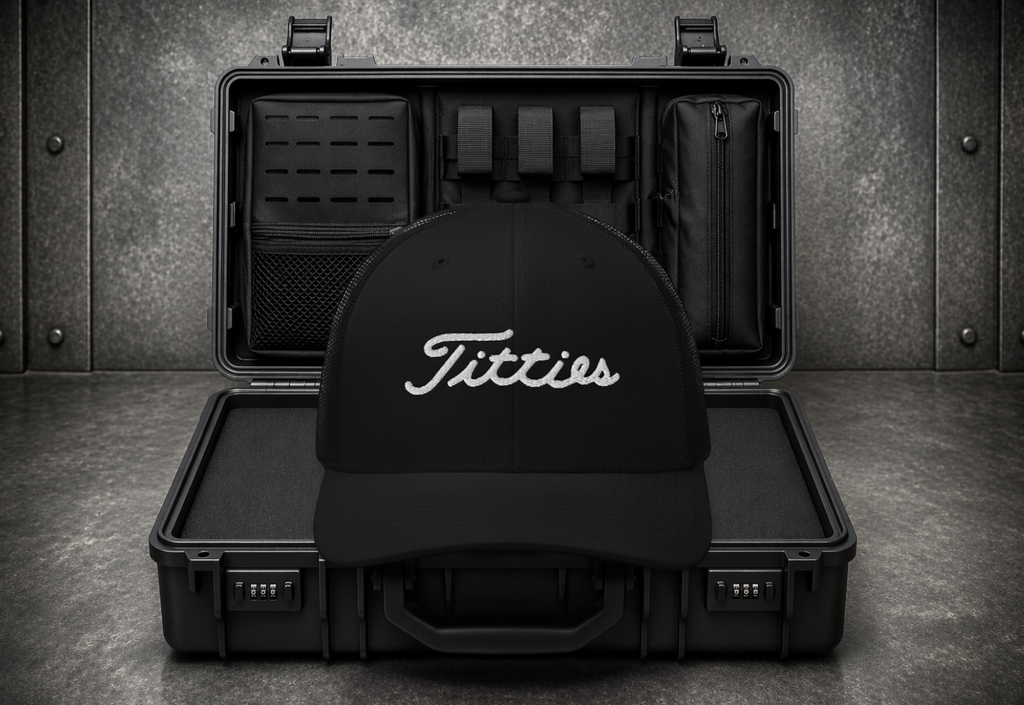 Titties Golf Parody Hat