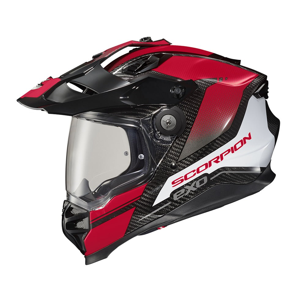 Scorpion EXO XT9000 Carbon Trailhead Red