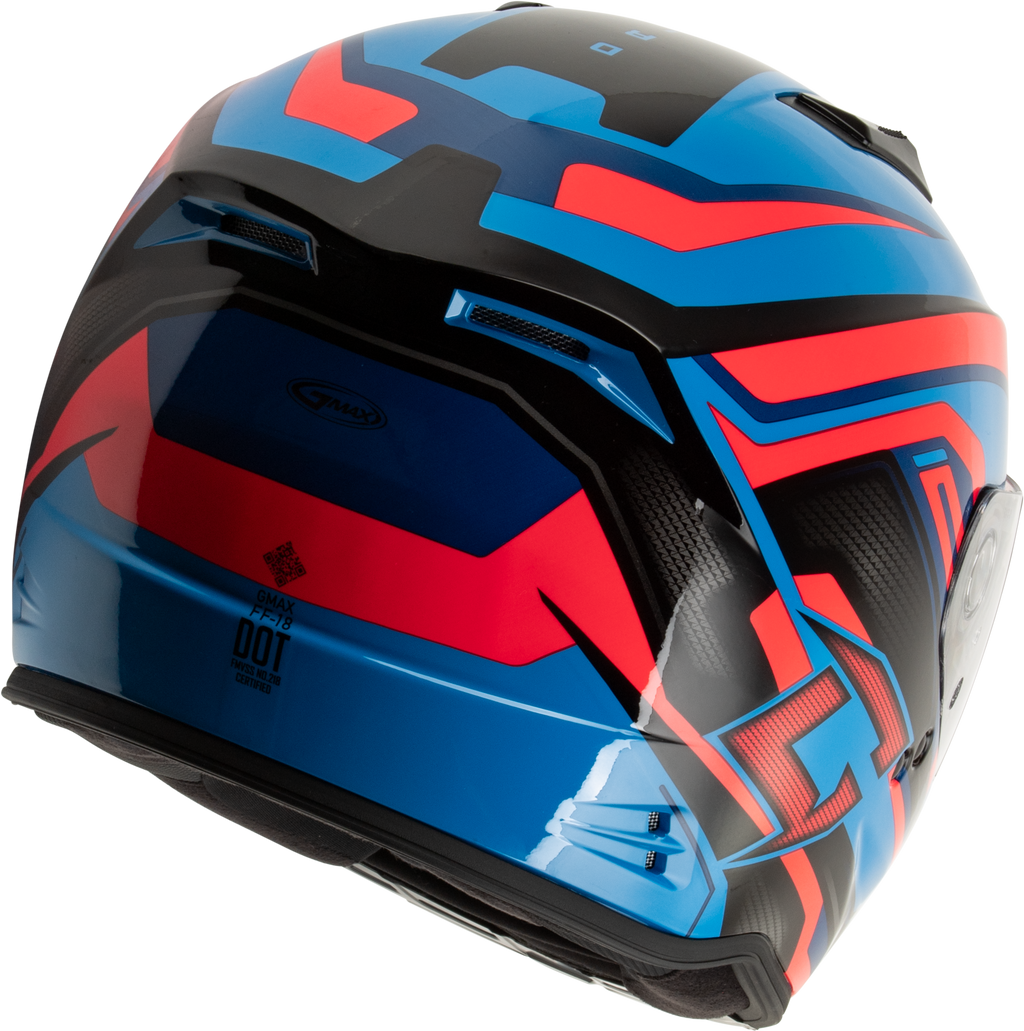 Ff 18 Drift Helmet Black/Blue/Red Xl