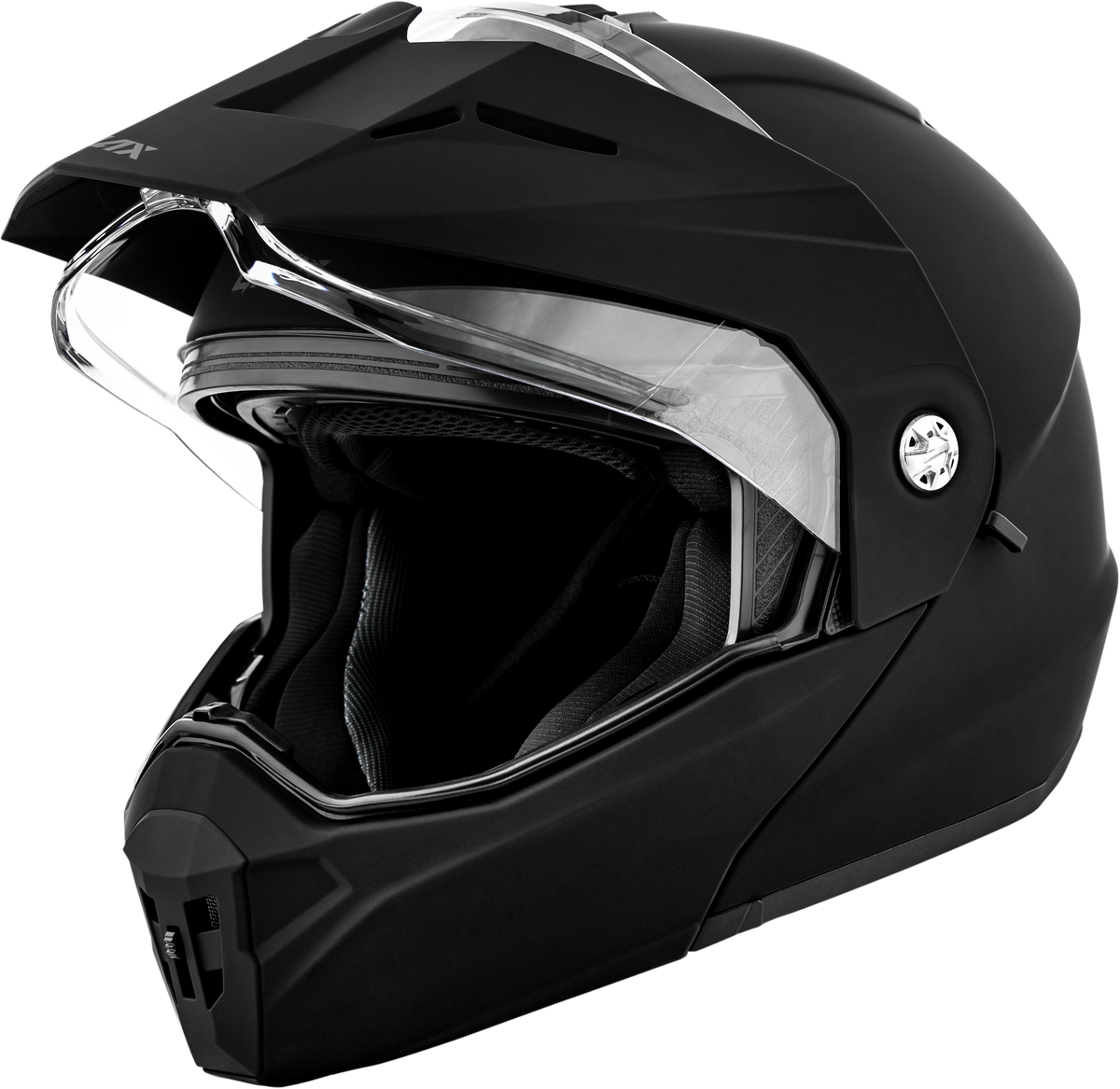 Md 74 Solid Helmets Matte Black Lg