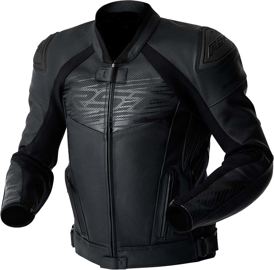 Tractech Evo D3o Jacket Black Leather 4x