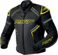 S1 D3o Leather Jacket Blk/Gry/Flo Yel 3x
