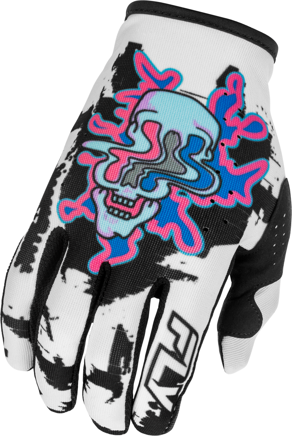 Youth Lite Warp Gloves White/Blue/Pink Ys
