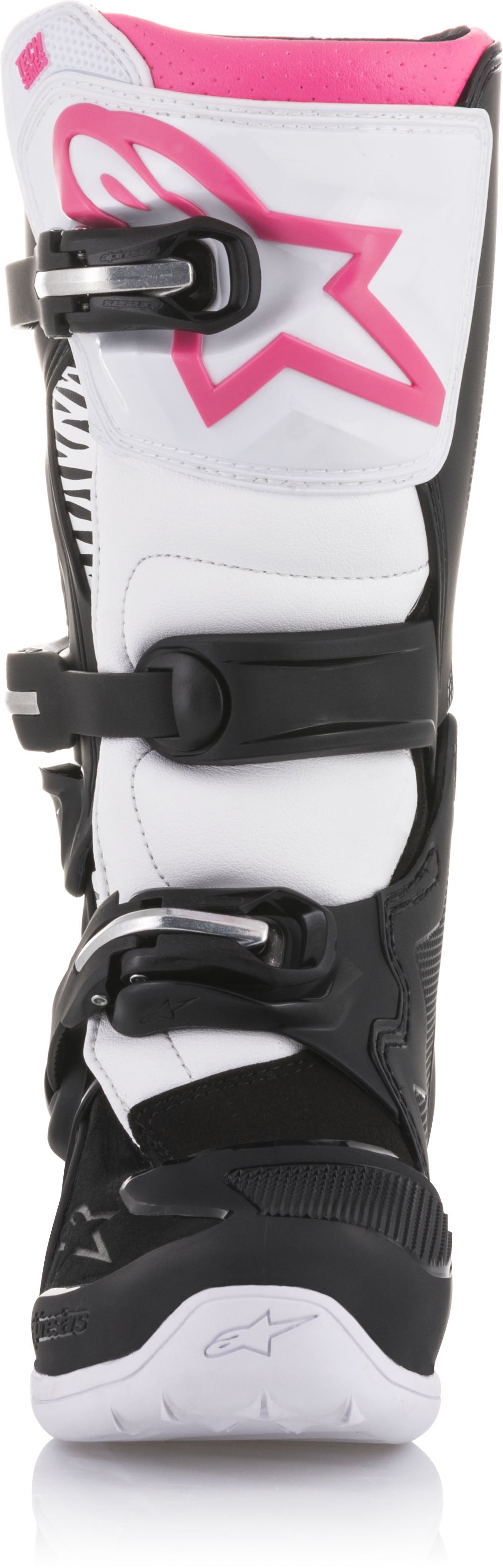Tech 3 Stella Boots Black/White/Pink Sz 07